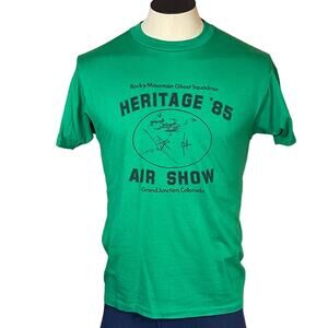 Vintage 1985 Heritage Air Show Grand Junction Colorado size L